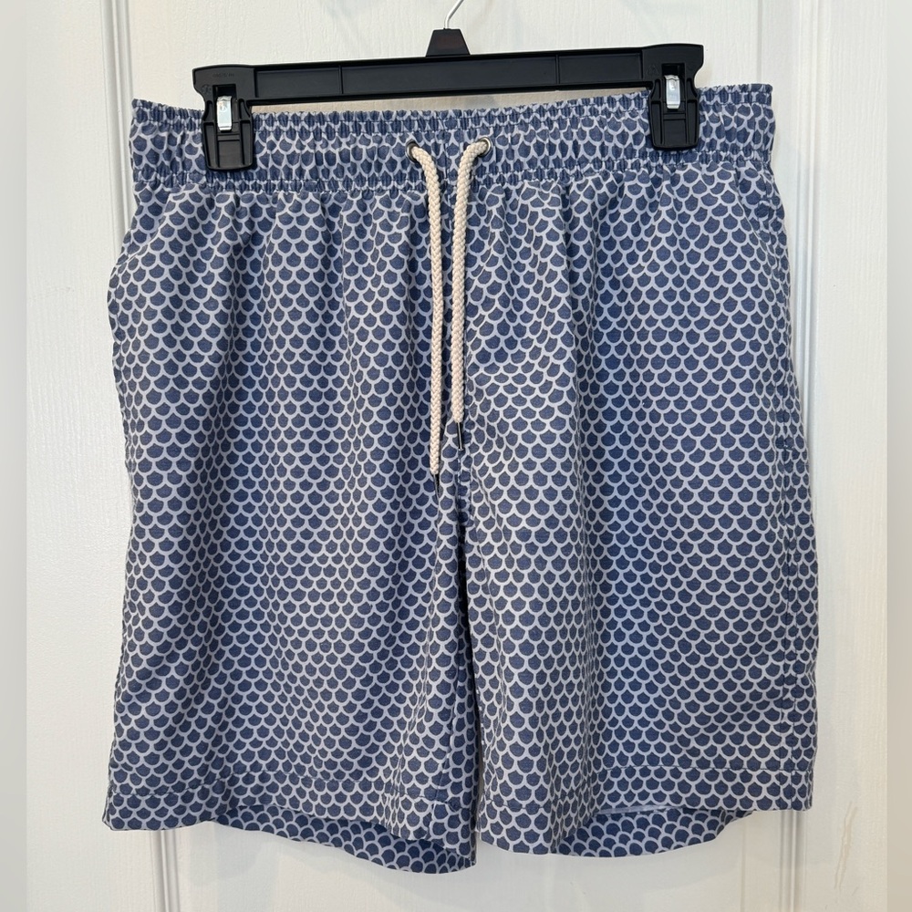 Faherty Beacon Men’s Swim Trunk Blue
